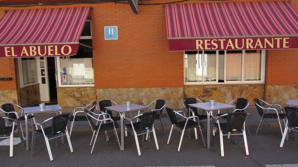 Hostal Restaurante El Abuelo Trobajo Del Camino Buitenkant foto